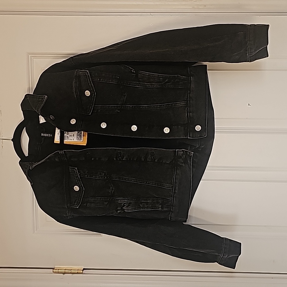 divided black denim jacket